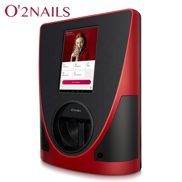 O2nails touchable nail art printer machine v12 digital finger nail